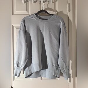 Lululemon Light Blue Speckled Sweatshirt, size M